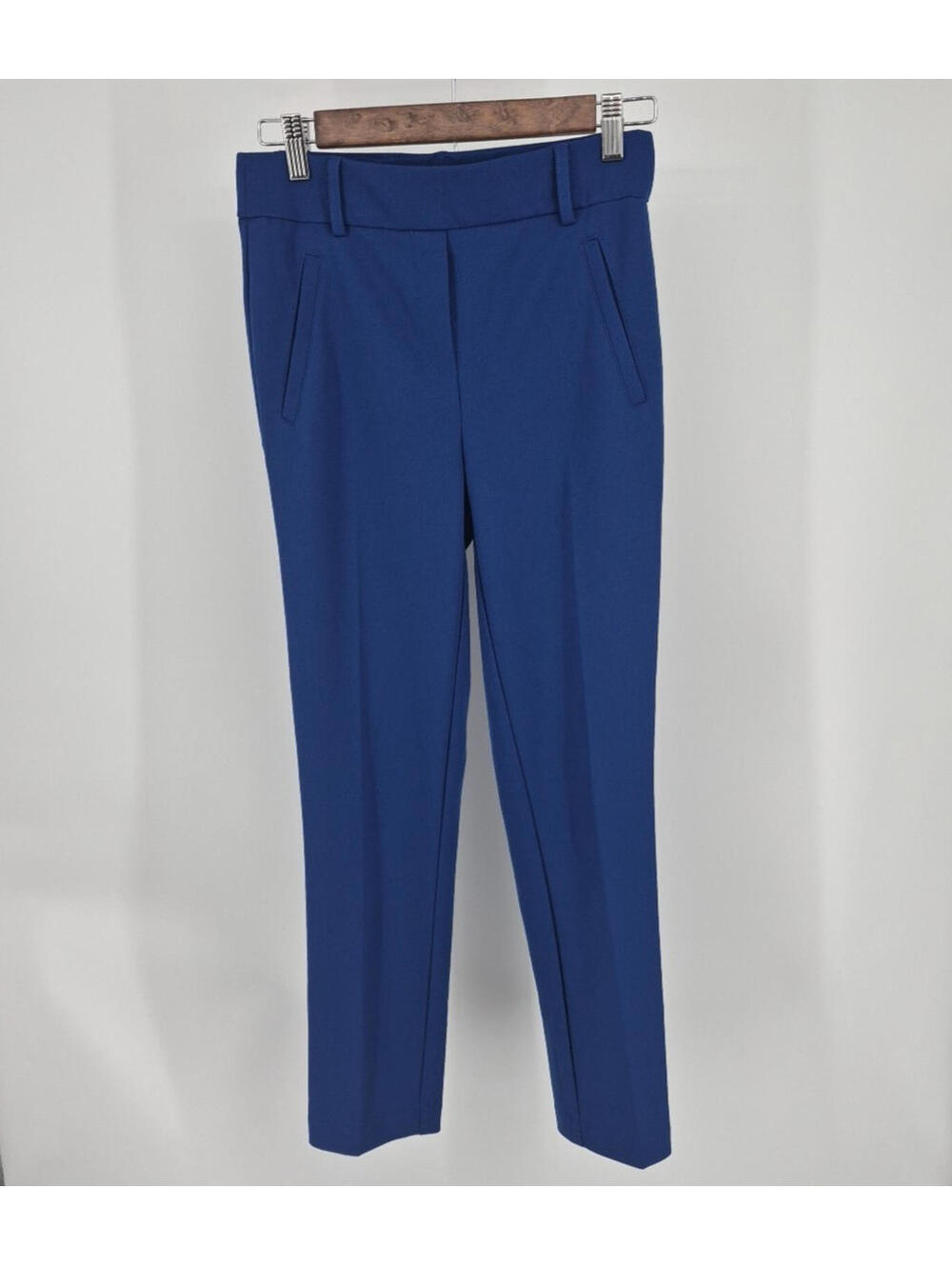 Jules & Leopold Blue Slim Leg Ankle Pants Women’s XS Stretch Dress Trousers